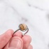 Кольцо с известняком пейзажным