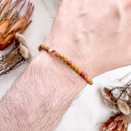 Браслет из мукаита (огранка)