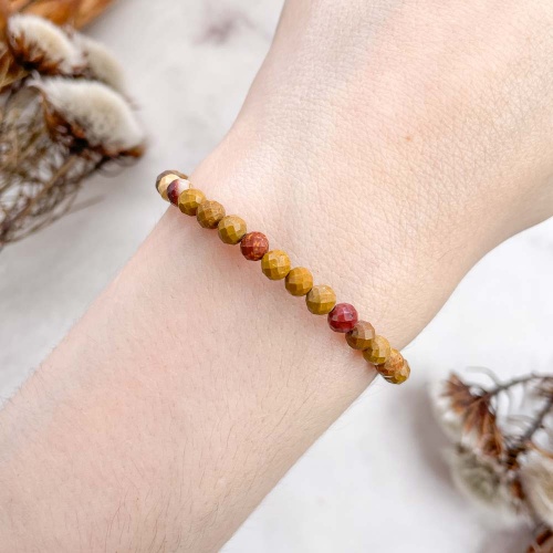 Браслет из мукаита (огранка)