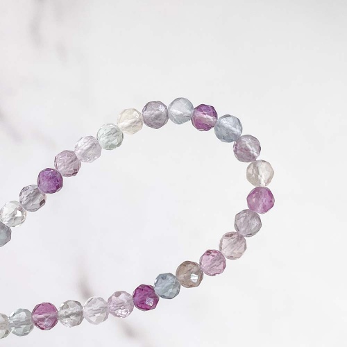 Браслет из флюорита (огранка)