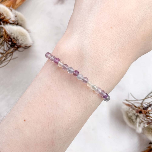 Браслет из флюорита (огранка)