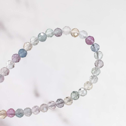 Браслет из флюорита (огранка)