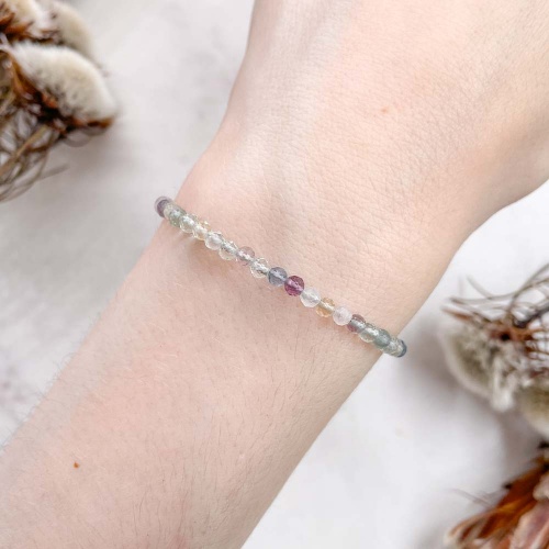 Браслет из флюорита (огранка)