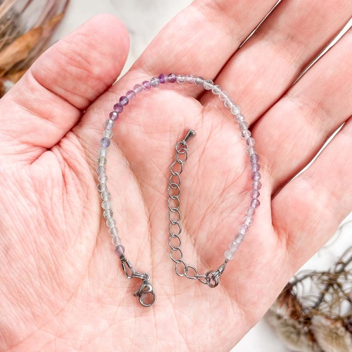 Браслет из флюорита (огранка)