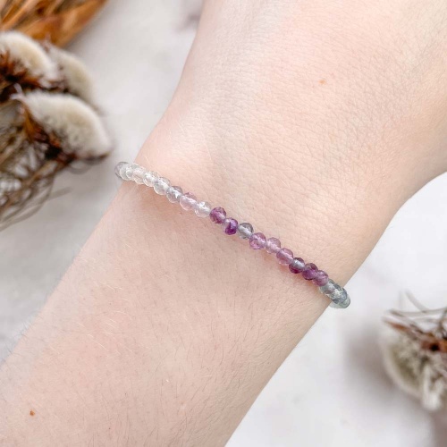 Браслет из флюорита (огранка)