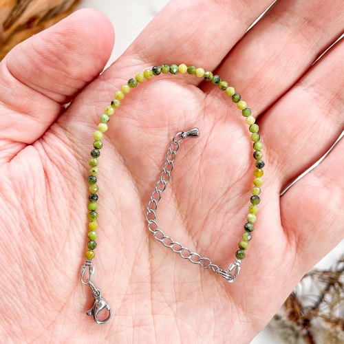 Браслет из опала "Киви" (огранка)