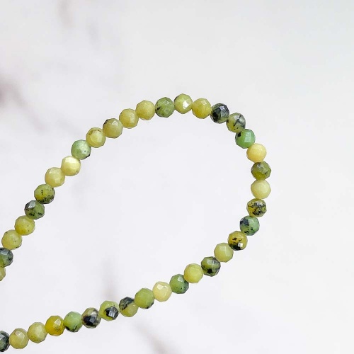 Браслет из опала "Киви" (огранка)