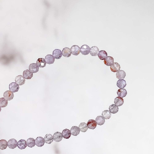 Браслет из аметиста канадского "Ауралит 23" (огранка)
