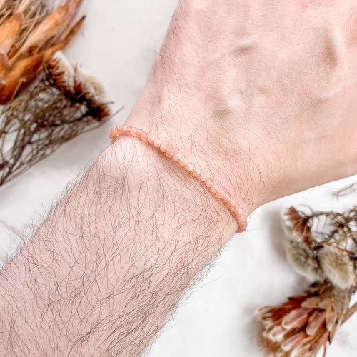 Браслет из солнечного камня (огранка)