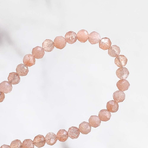 Браслет из солнечного камня (огранка)