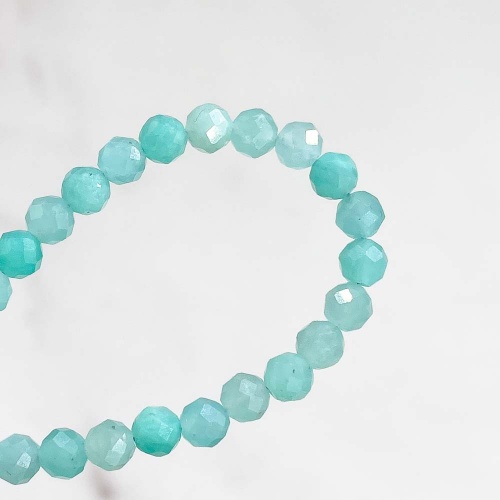 Браслет из амазонита (огранка)