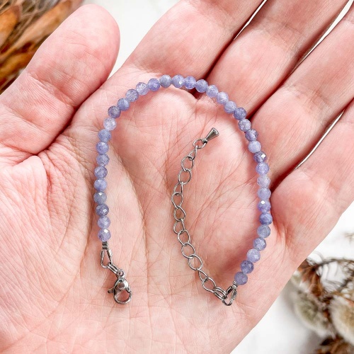 Браслет из танзанита (огранка)