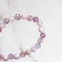 Браслет из лепидолита в породе (огранка)