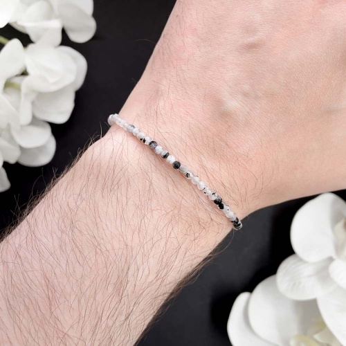 Браслет из лунного камня (огранка)