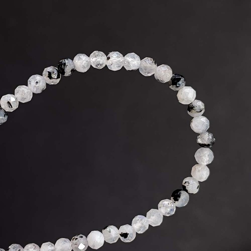 Браслет из лунного камня (огранка)