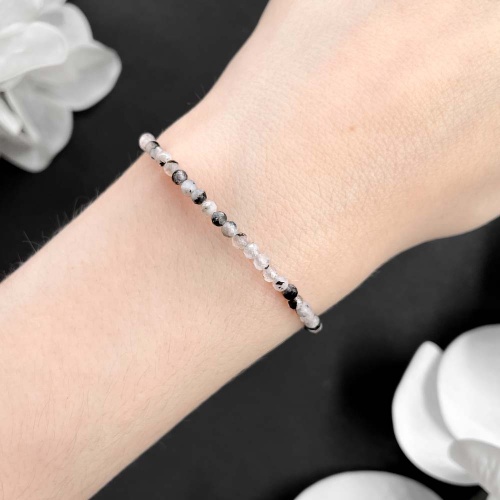 Браслет из лунного камня (огранка)