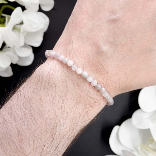 Браслет из кунцита (огранка)