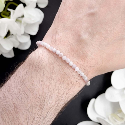 Браслет из кунцита (огранка)