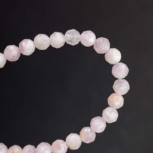 Браслет из кунцита (огранка)