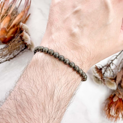 Браслет из пирита