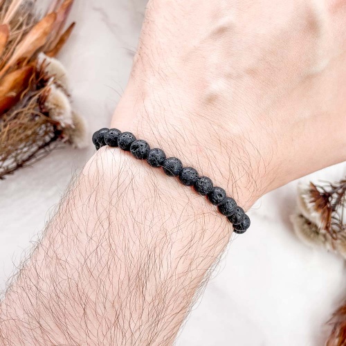 Браслет из лавы