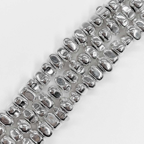 Нить бусин из геметина 4 мм