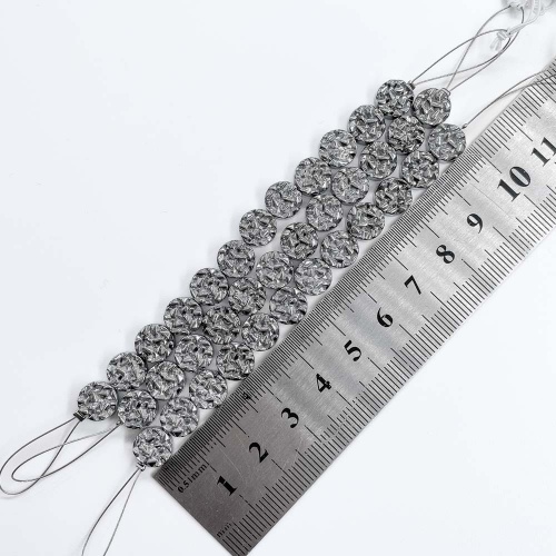 Нить бусин из геметина 8х4 мм