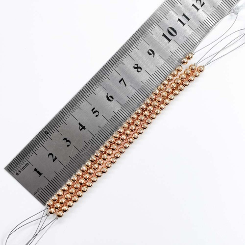 Нить бусин из геметина 3,5 мм