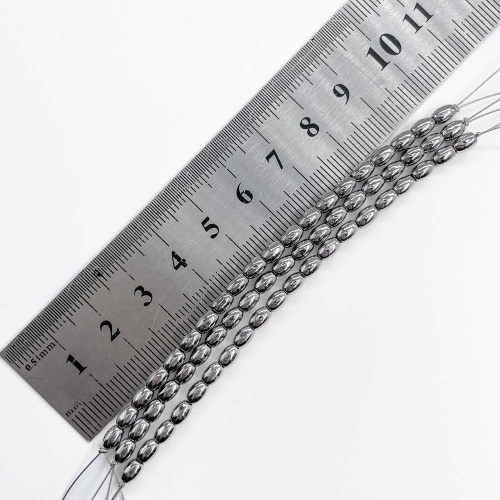 Нить бусин из геметина 4,5 мм