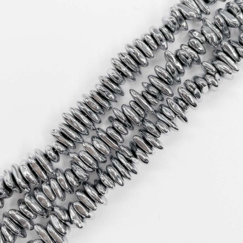 Нить бусин из геметина 2 мм