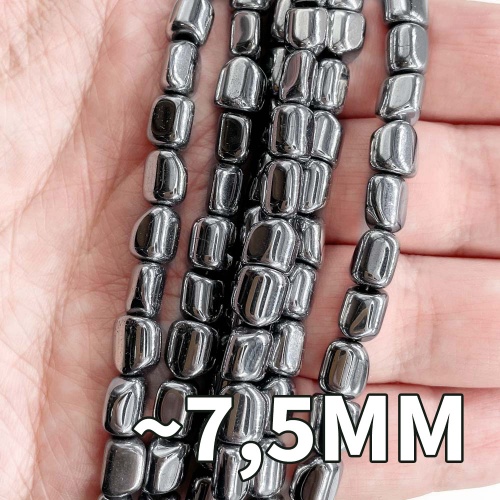 Нить бусин из геметина 7,5 мм