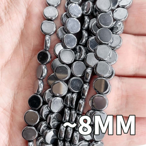 Нить бусин из геметина 8 мм