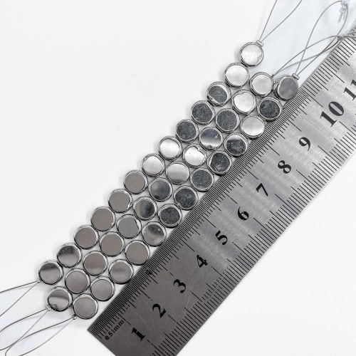 Нить бусин из геметина 8 мм