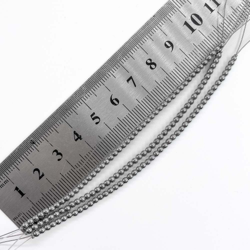 Нить бусин из геметина 2,5 мм