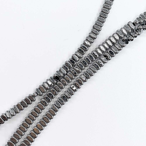 Нить бусин из геметина 2 мм