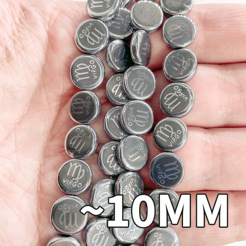 Нить бусин "Дева" из геметина 10 мм