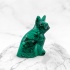 Кошка из малахита
