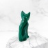 Кошка из малахита