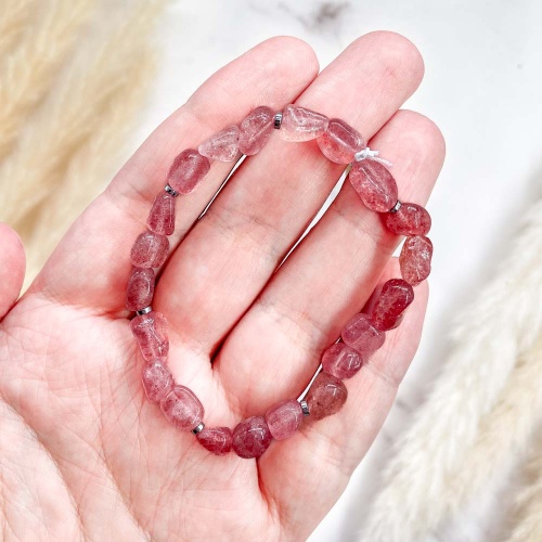 Браслет из авантюрина красного