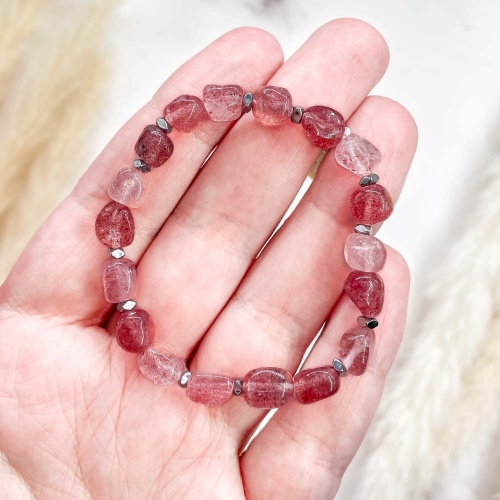 Браслет из авантюрина красного