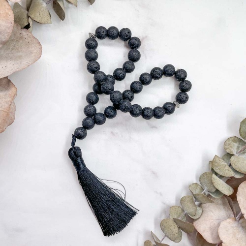 Четки из лавы 33 бусины