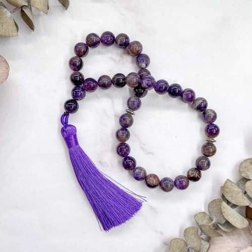 Четки из аметиста 33 бусины