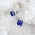 Пусеты из лазурита