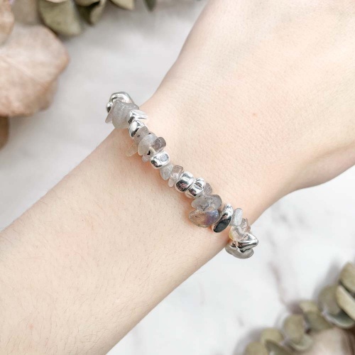 Браслет из лабрадора (лабрадорита)