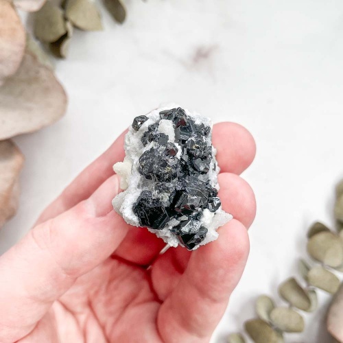 Сфалерит и кальцит