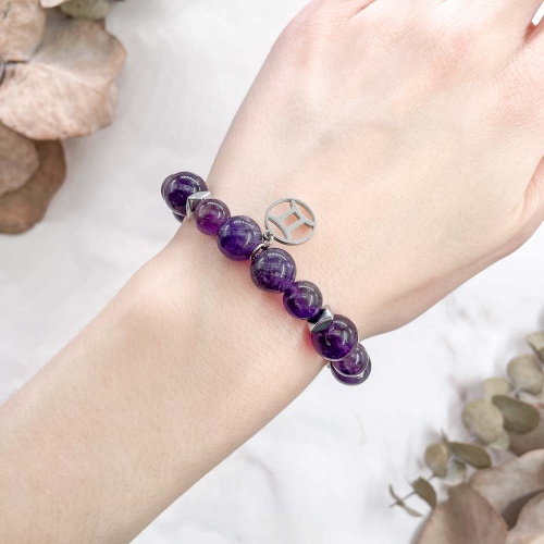 Браслет для Близнецов из аметиста