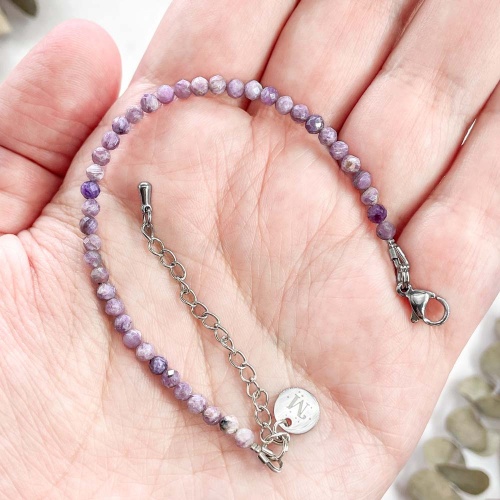 Браслет из чароита (огранка)