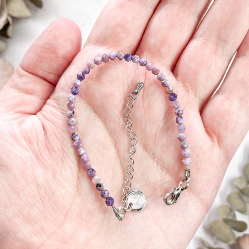 Браслет из чароита (огранка)