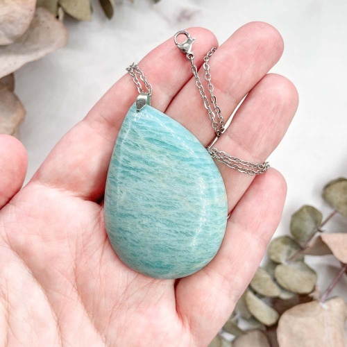 Кулон из амазонита