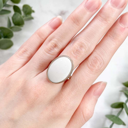 Кольцо с кахолонгом